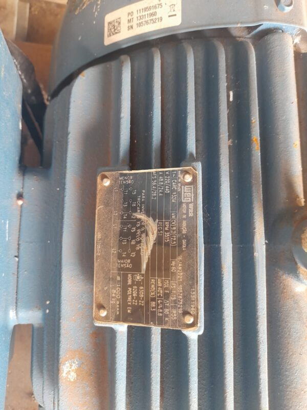 MOTOR TRIFASICO C/ BOMBA DE 3 POLEGADAS - Imagem 3
