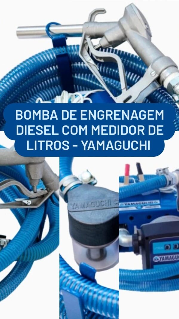 BOMBA DE ENGRENAGEM PARA DIESEL COM MEDIDOR - YAMAGUCHI