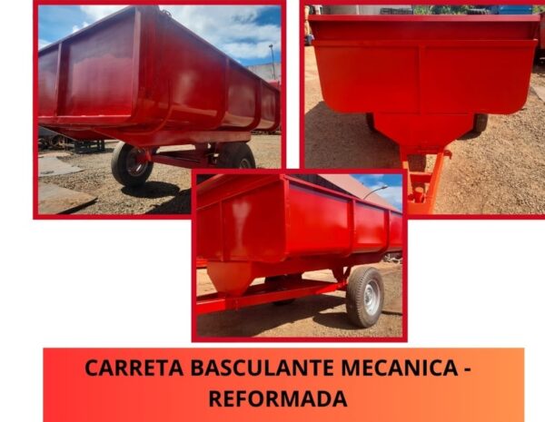 Carreta basculante mecânica